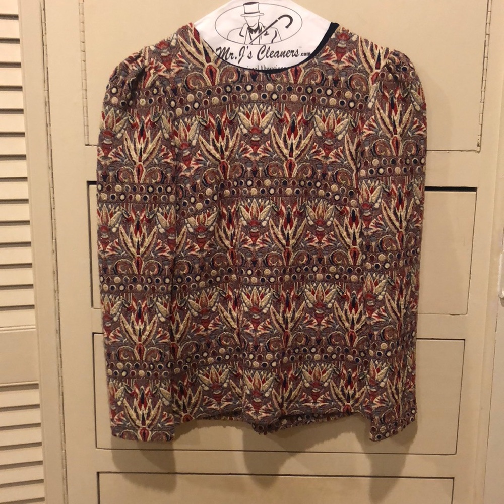 ZARA embroidered top XS